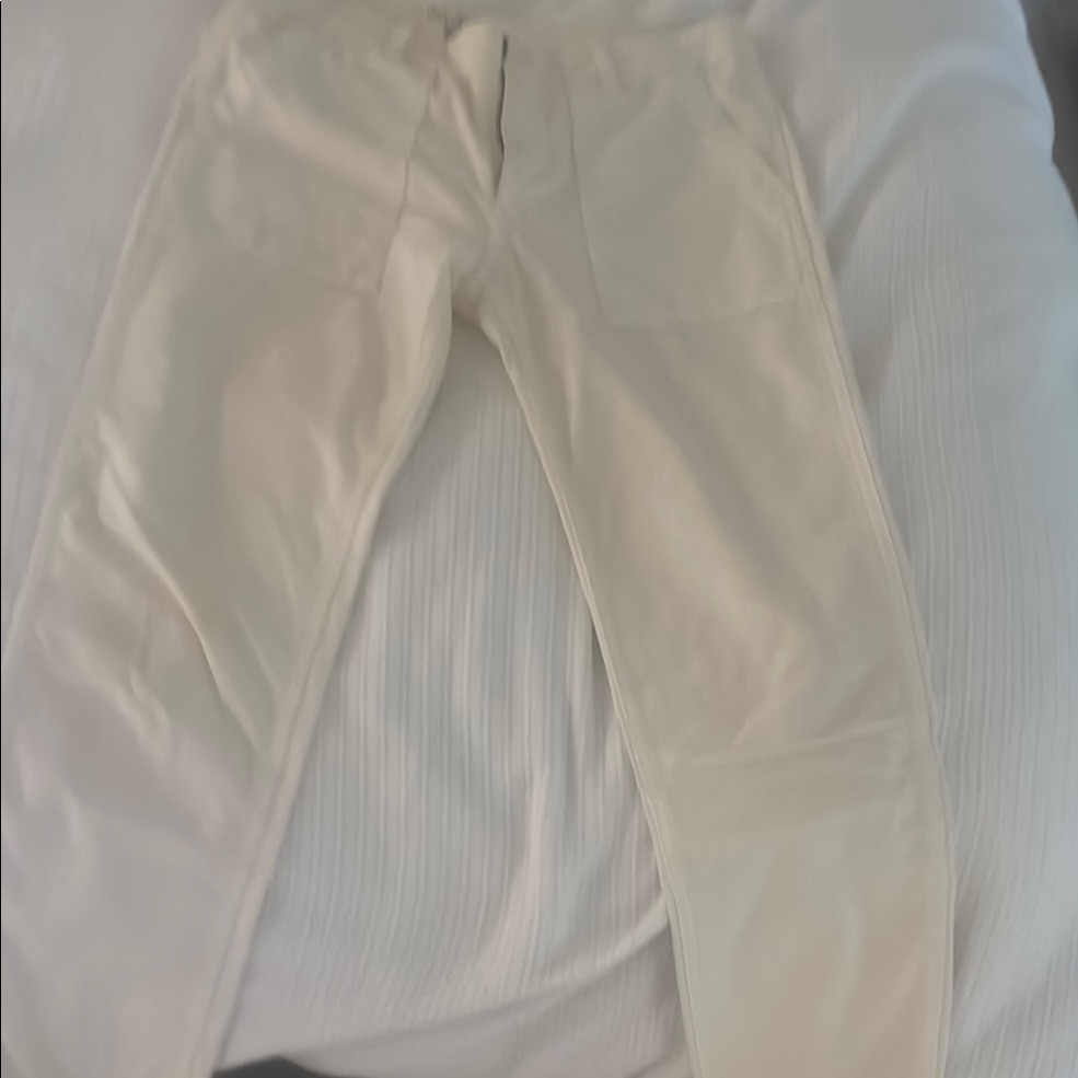 Nili Lotan Cream Chinos Relaxed Fit Women’s Size 0